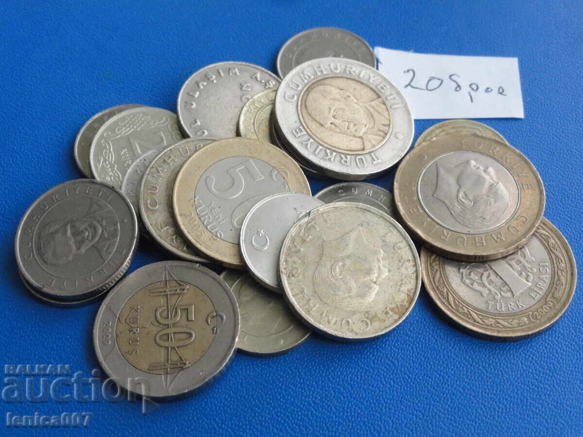 Livrarea Turcia - Monede (20 bucăți)