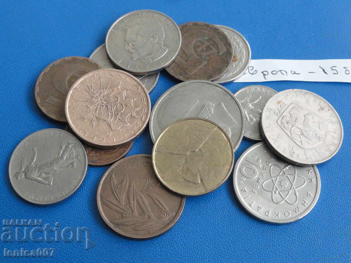 Licitație Europa - Monede (15 bucăți)