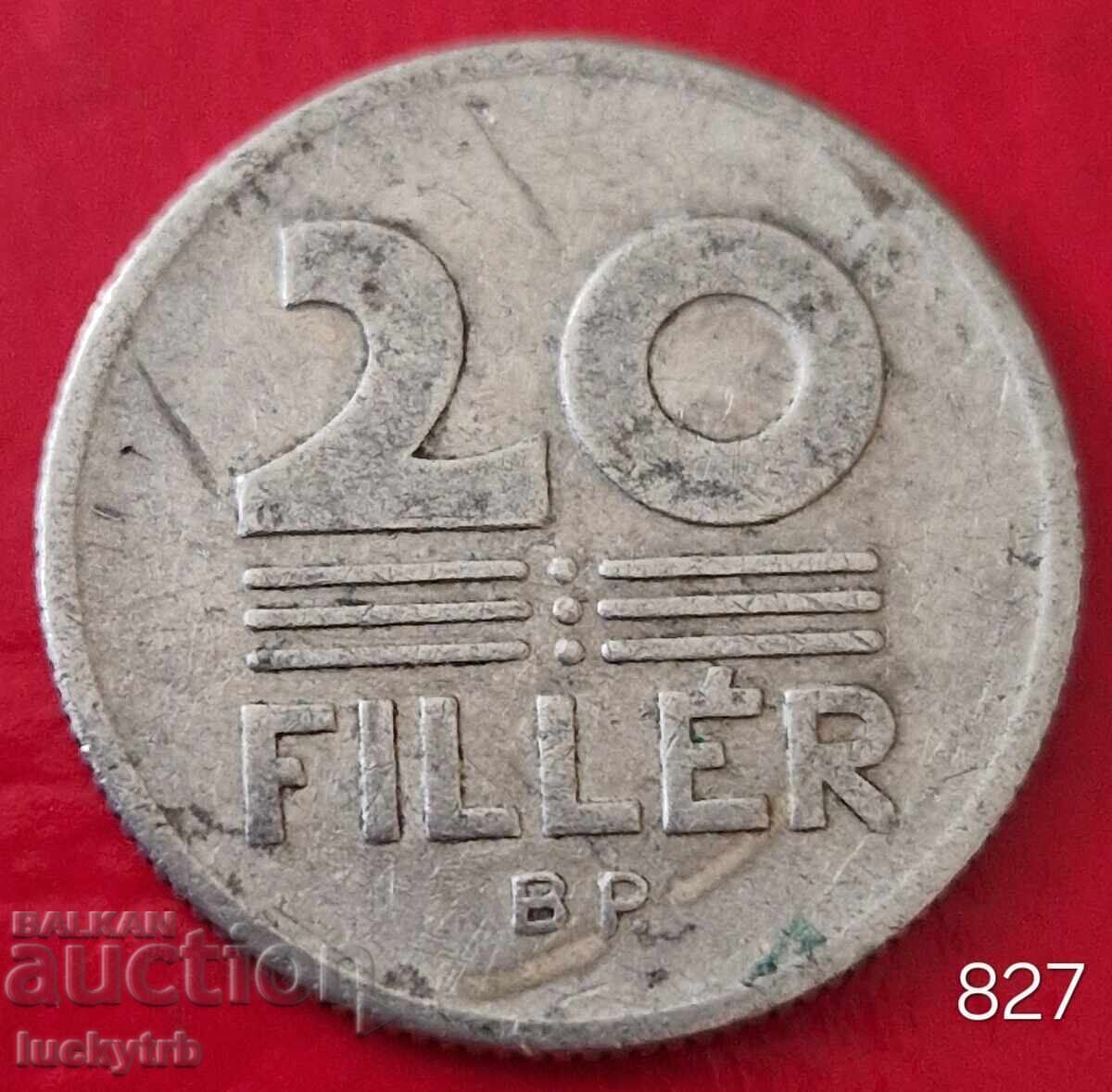 20 filler 1968 - Hungary