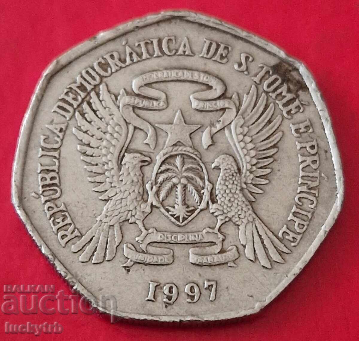 1000 добри 1997 - Сао Томе и Принсипи с цена 3.60 лв. | € 1.84 1000 добри 1997 - Сао Томе и Принсипи с цена 3.60 лв. | € 1.84