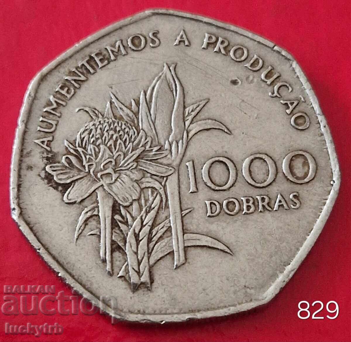 1000 добри 1997 - Сао Томе и Принсипи 1000 добри 1997 - Сао Томе и Принсипи