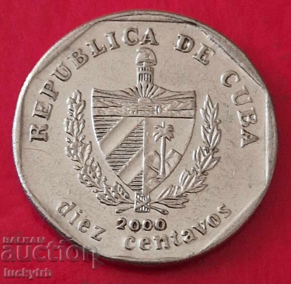 10 Centavos 2000 - Cuba with price € 1.00 | 1.96 BGN 10 Centavos 2000 - Cuba with price € 1.00 | 1.96 BGN