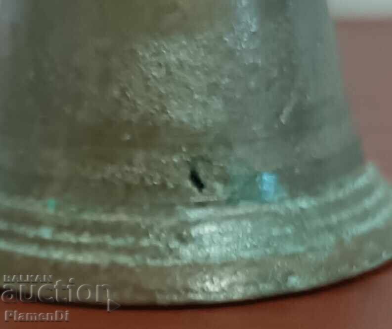 Old bronze bell, chime, clapper - 6 Old bronze bell, chime, clapper - 6