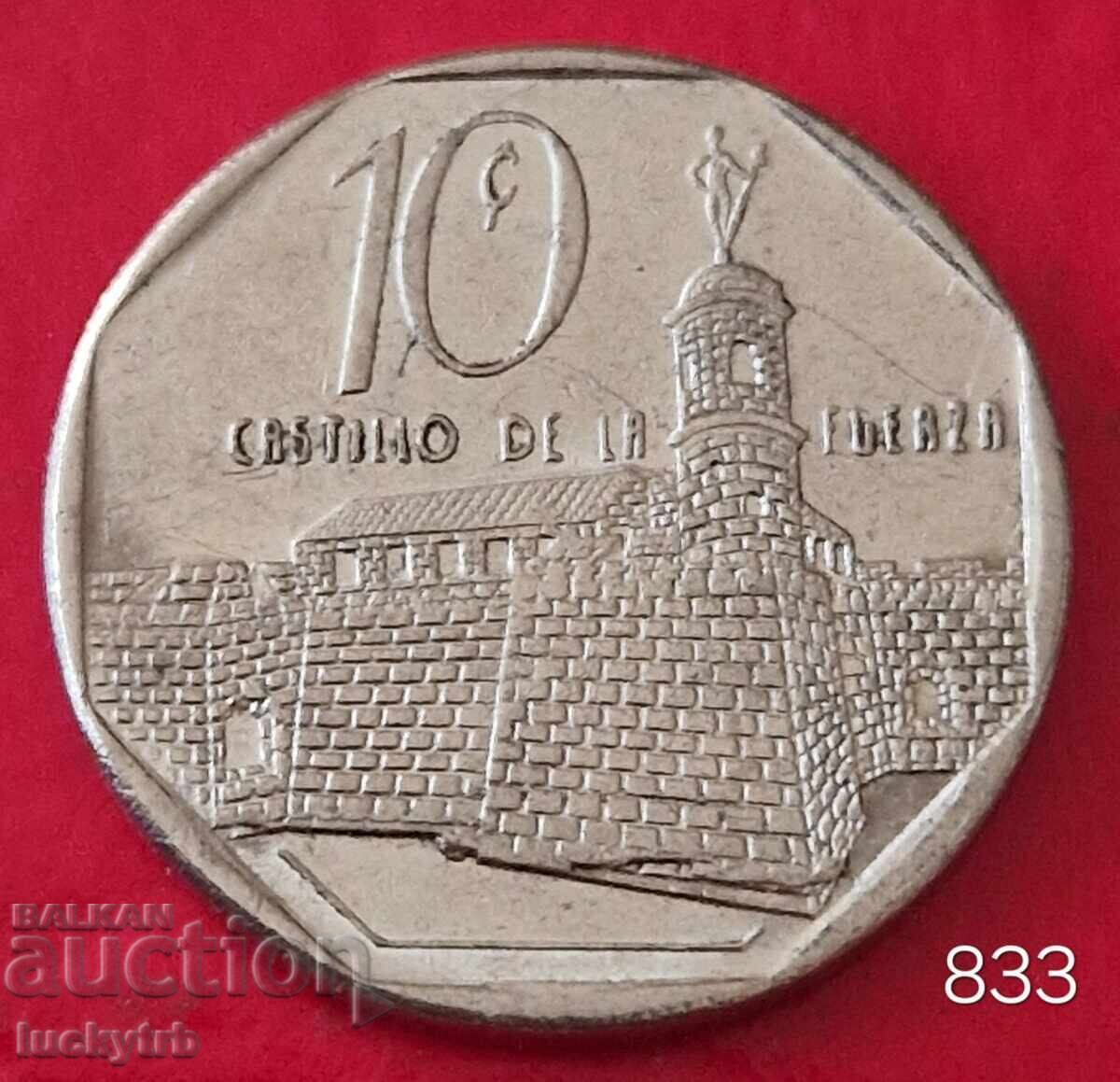 10 сентавос 1999 - Куба 10 сентавос 1999 - Куба