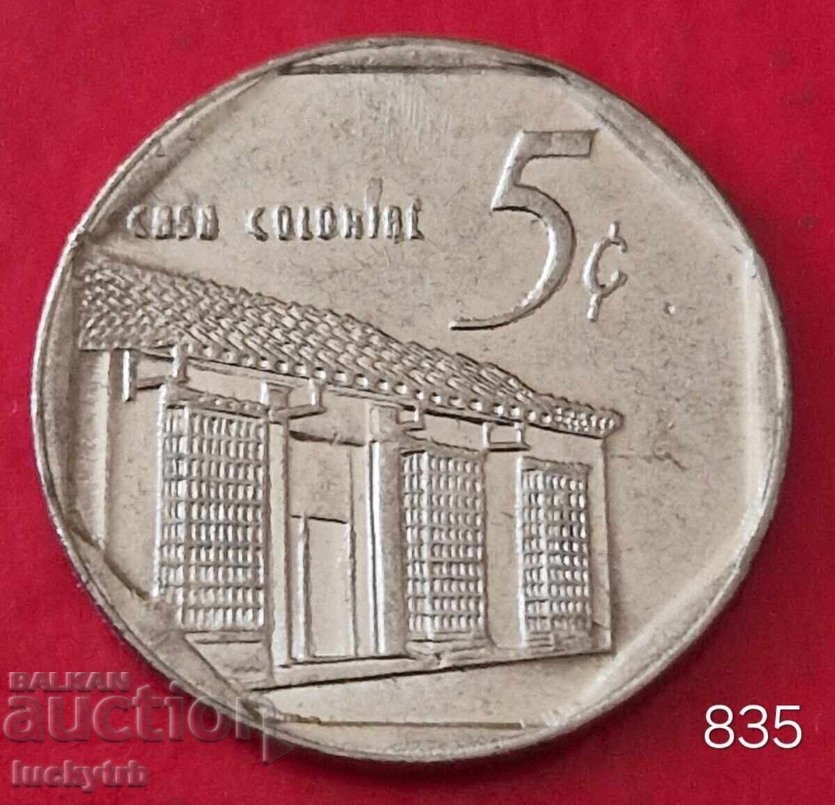 5 cenți 2002 - Cuba