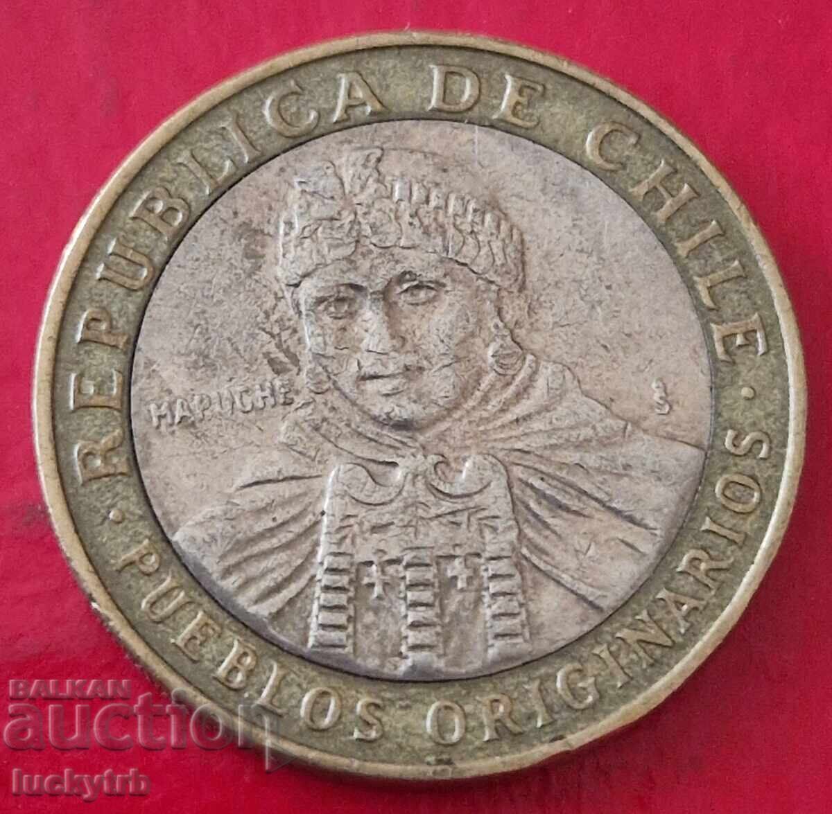 100 pesos 2012 - Chile cu preț € 1.00 | 1.96 BGN
