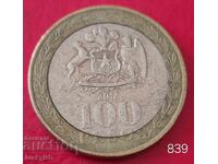 100 pesos 2012 - Chile