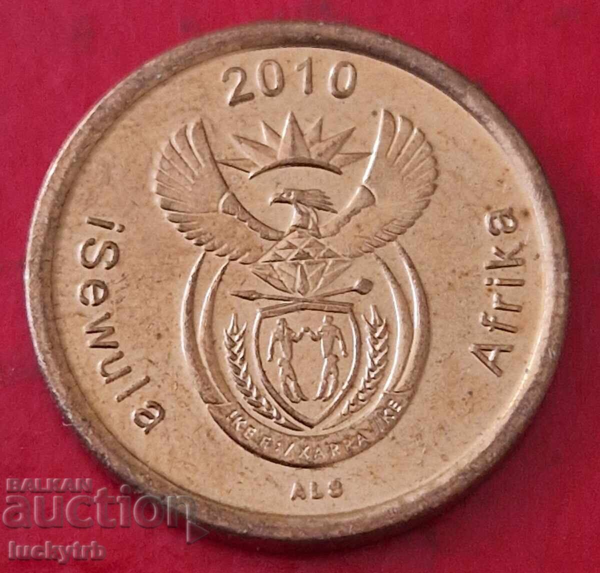 5 Cents 2010 - South Africa with price € 0.30 | 0.59 BGN