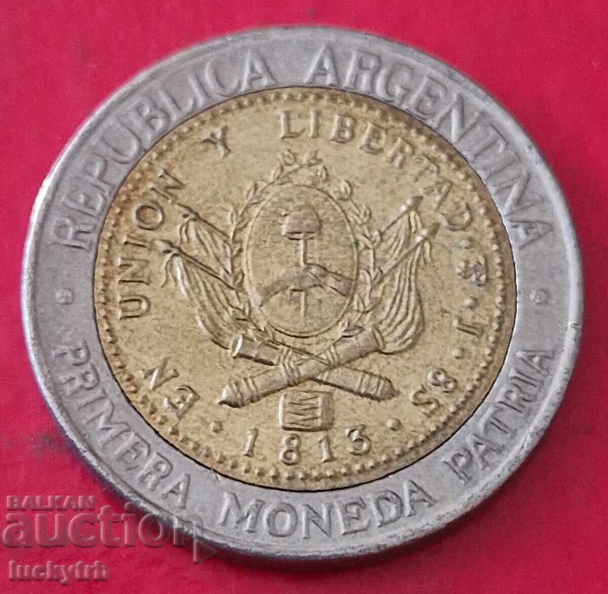 1 песо 1995 - Аржентина с цена 1.30 лв. | € 0.66