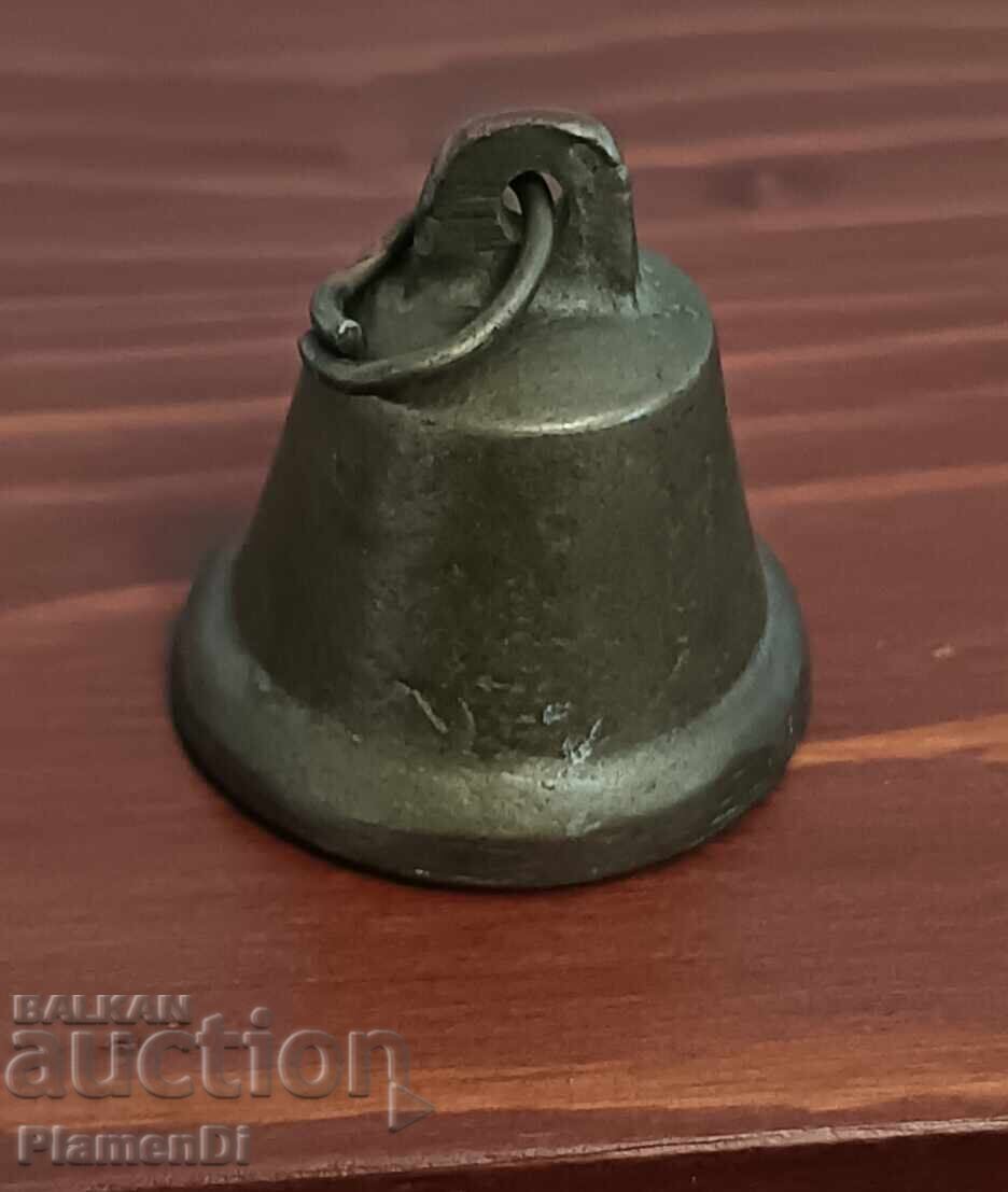 Licitație Veche clopoțică de bronz, clopoțel, zurgălău