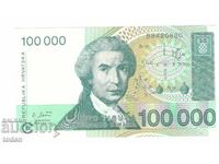 Croația - 100 000 Dinari - 1993 - P# 27a - Hârtie
