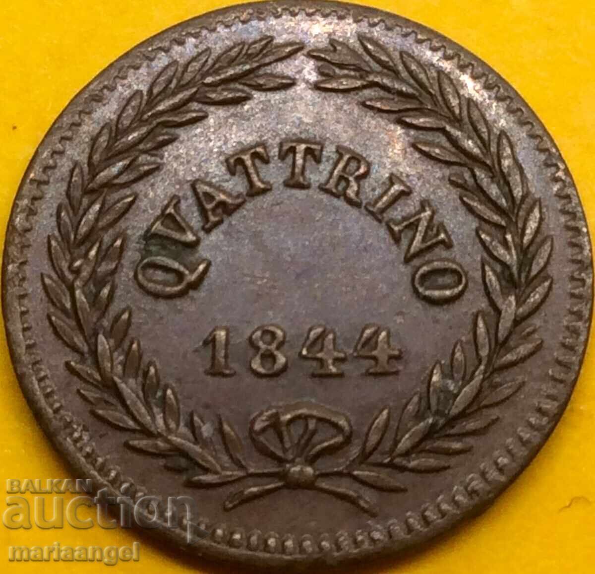 Auction Quattino 1844 Vatican - very rare Auction Quattino 1844 Vatican - very rare