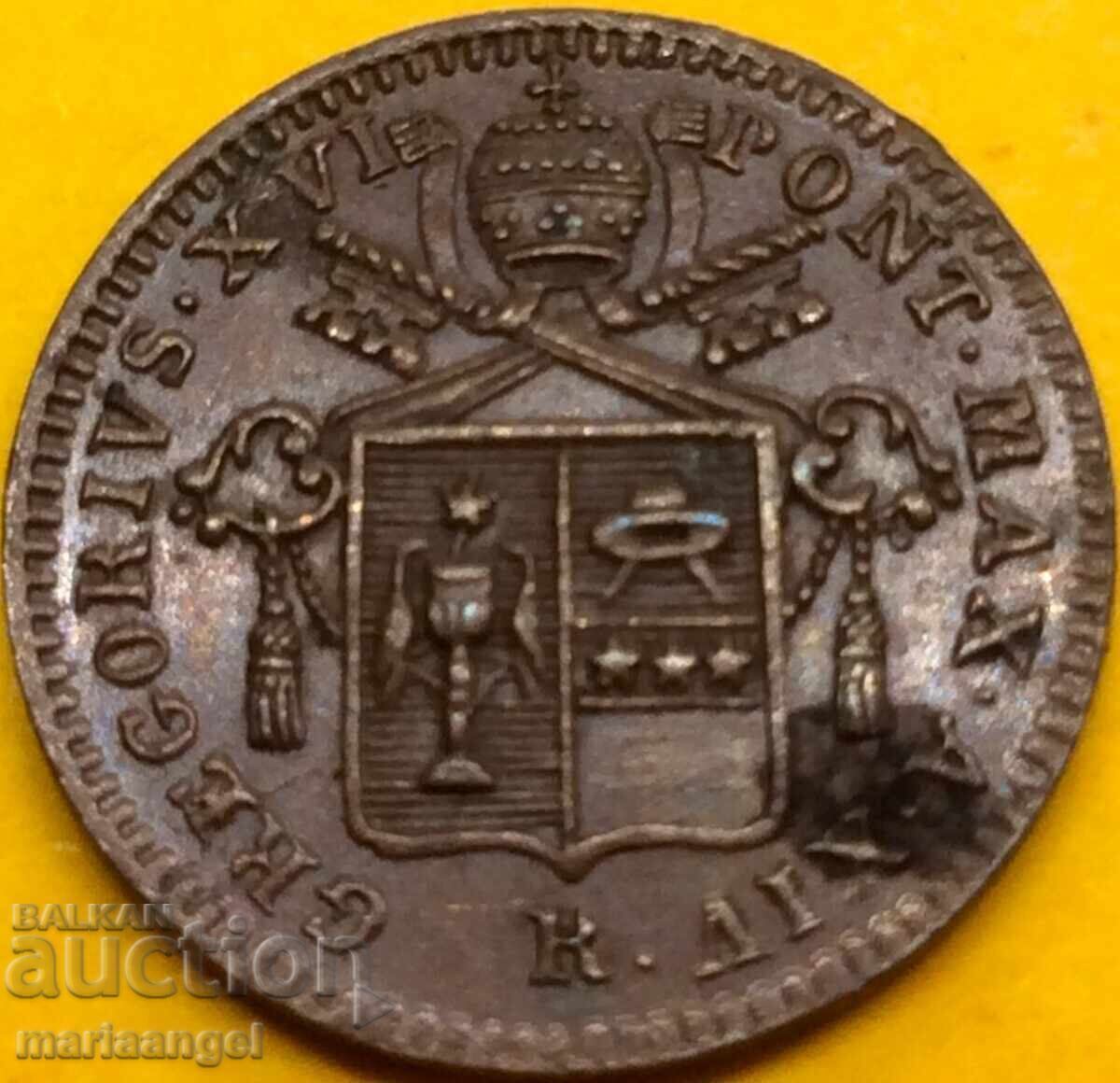 Delivery of Quattino 1844 Vatican - very rare Delivery of Quattino 1844 Vatican - very rare