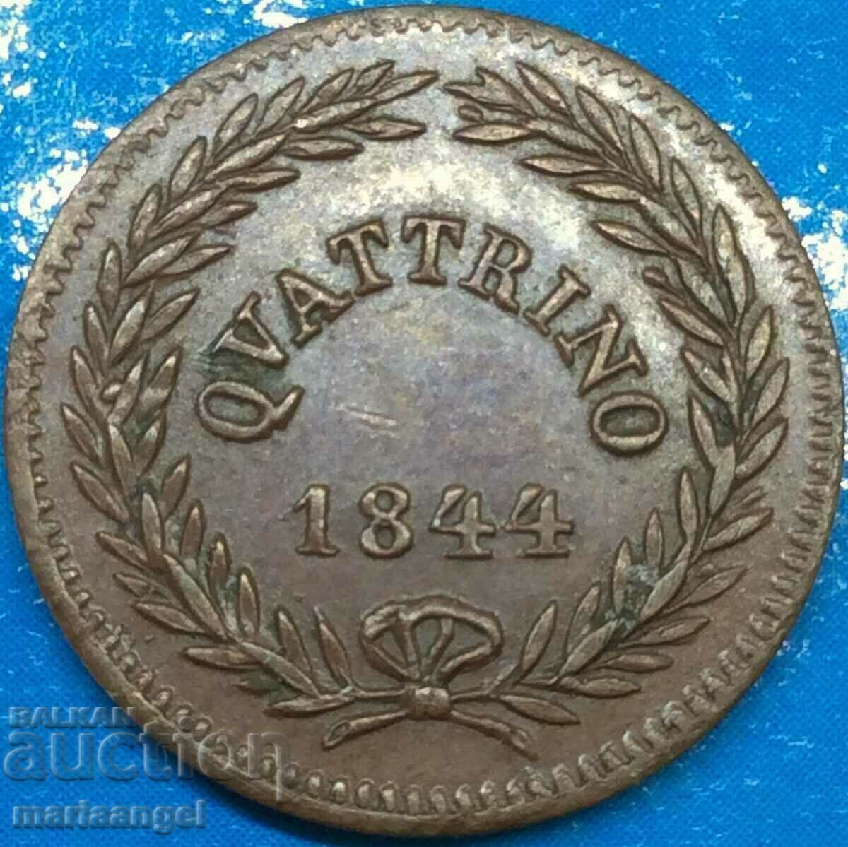 Quattino 1844 Vatican - very rare Quattino 1844 Vatican - very rare
