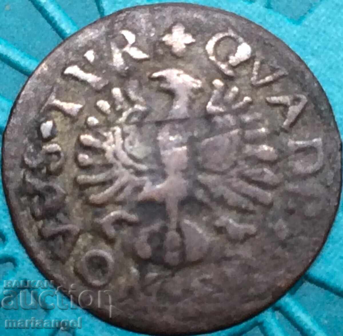 Аукцион 1/4 Кройцер 1632-1662 Австрия Хол Тирол Фердинанд Карл RR Аукцион 1/4 Кройцер 1632-1662 Австрия Хол Тирол Фердинанд Карл RR