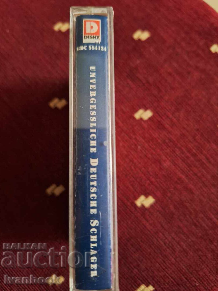 Audio cassette - German Schlager with price 3.00 BGN | € 1.53 Audio cassette - German Schlager with price 3.00 BGN | € 1.53