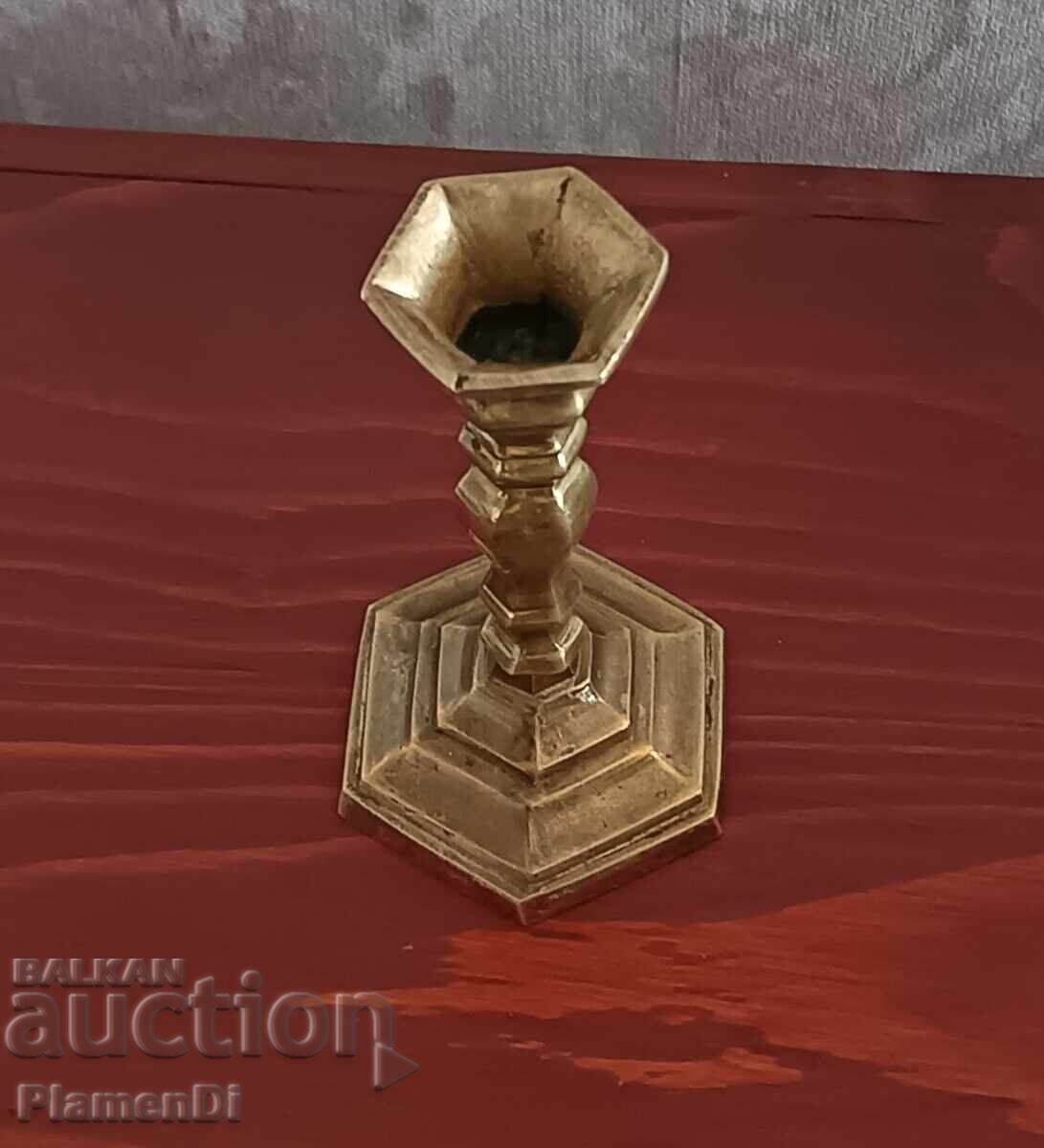 Old bronze candlestick with price € 7.67 | 15.00 BGN