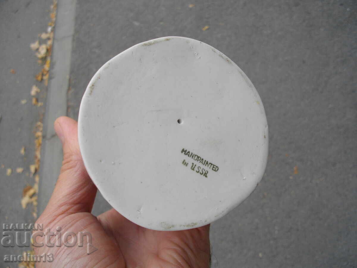 FIGURINĂ DE PORȚELAN PICTATĂ MANUAL STATUETĂ DIN PORȚELAN URSS - 7