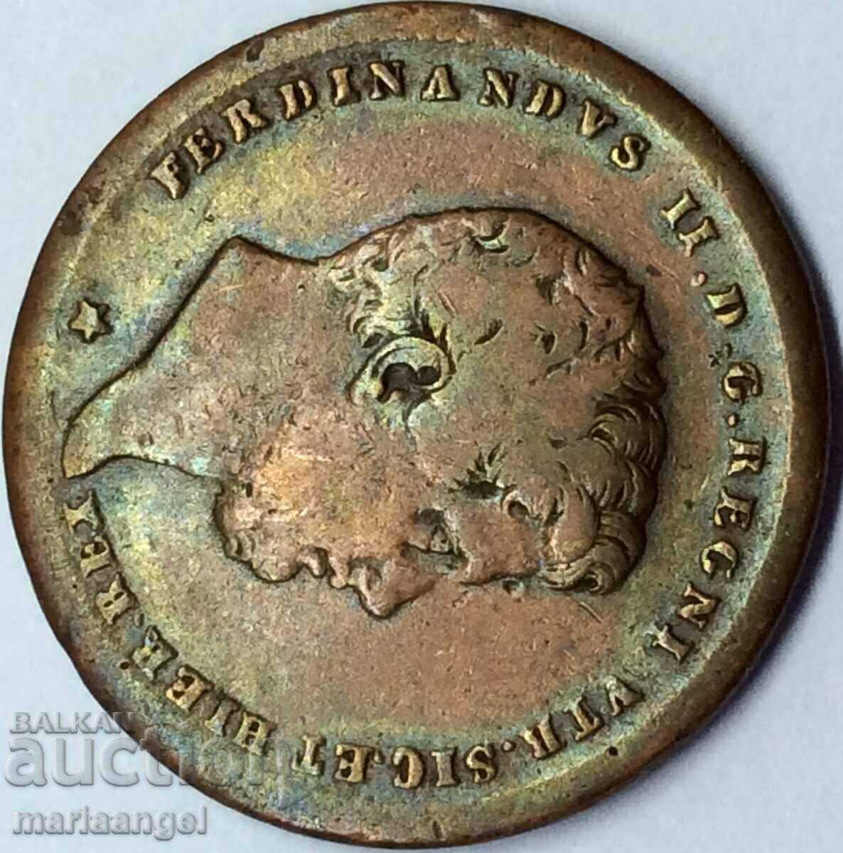 2 Tornesi 1851 Ιταλία Ferdinand I - ποιότητα - 6