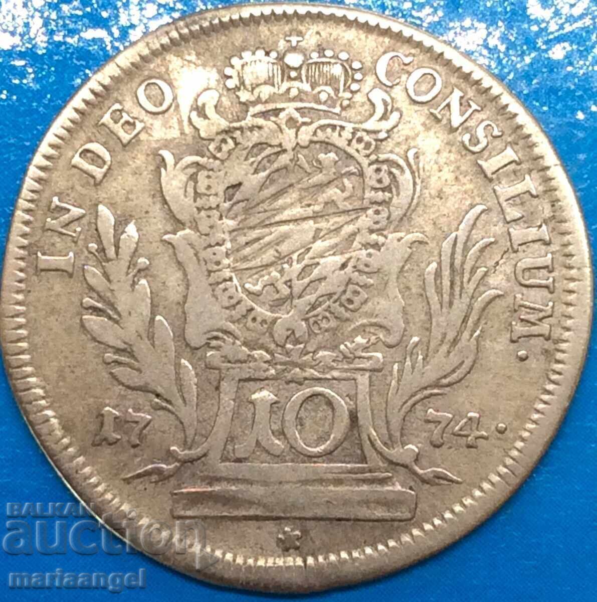 Βαυαρία 10 Kreuzer 1774 Γερμανία Maximilian Joseph αργυρό - 6 Βαυαρία 10 Kreuzer 1774 Γερμανία Maximilian Joseph αργυρό - 6