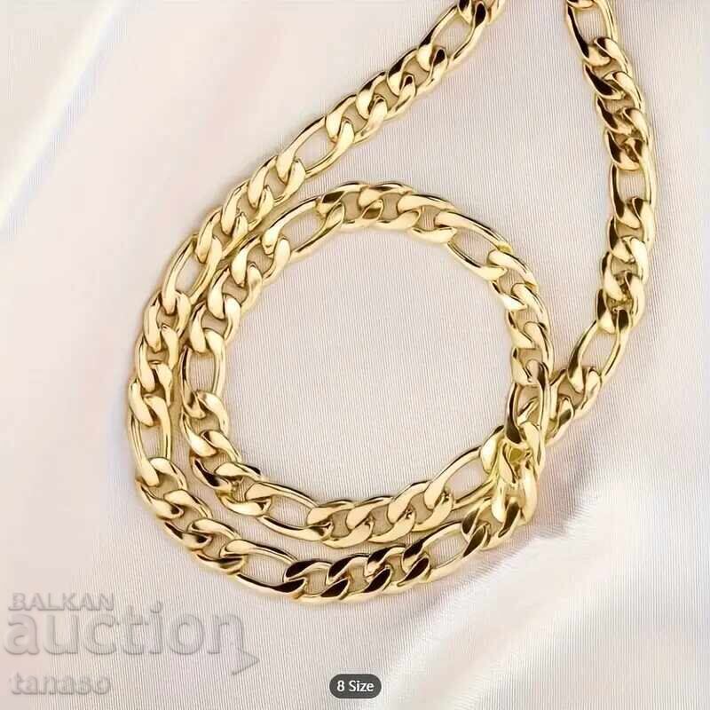 Men's gold-plated chain, "Carter" model with price € 15.00 | 29.34 BGN
