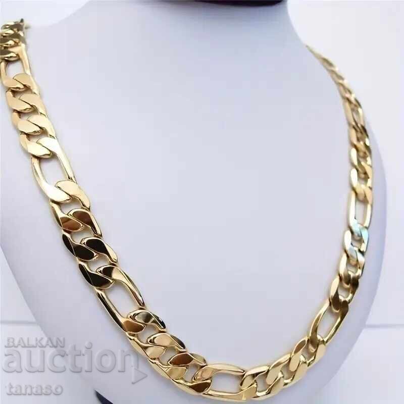 Ανδρικό επιχρυσωμένο κολιέ, μοντέλο "Carter"