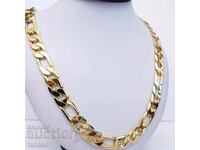 Lanț bărbătesc placat cu aur, model "Carter"