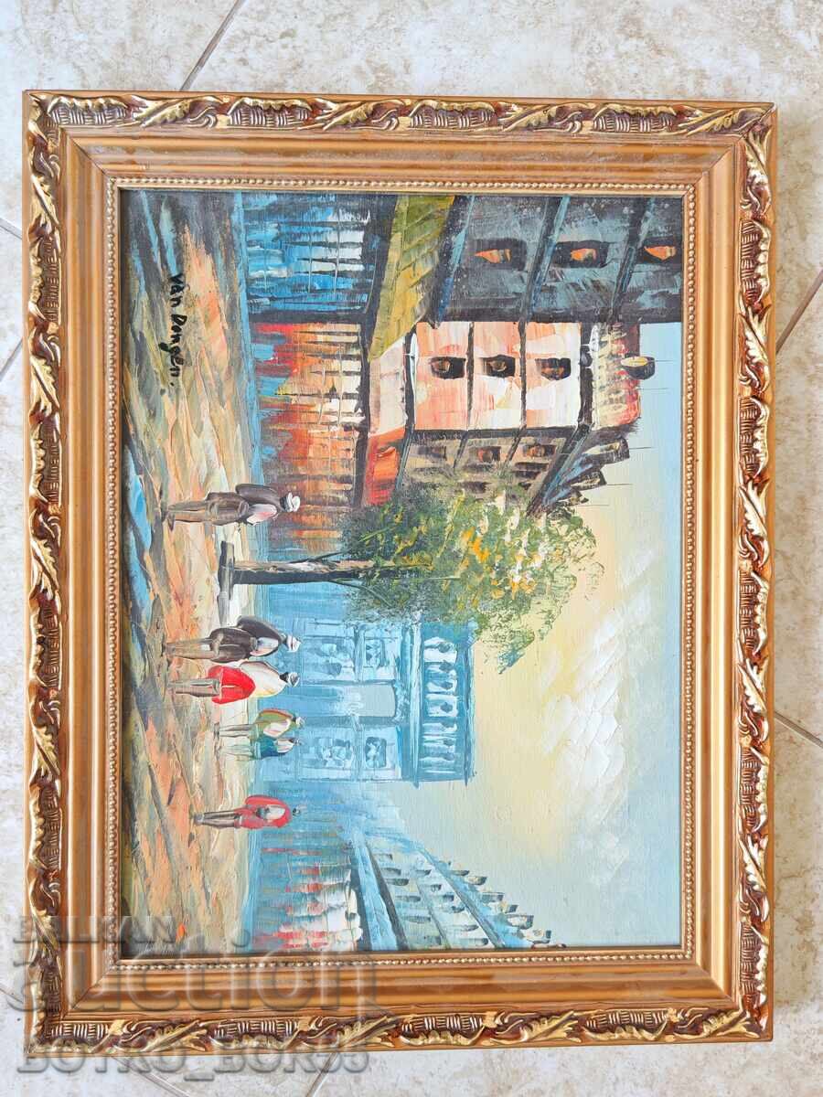 Υπέροχος Παλιός Πίνακας Λαδιού σε Καμβά με τιμή 129.00 BGN | € 65.96