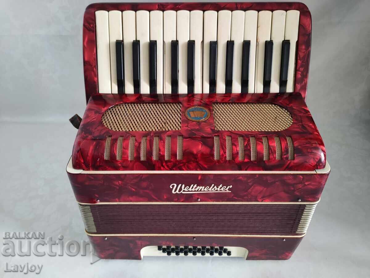 Acordeon retro Weltmeister 24 basi cu preț € 100.00 | 195.58 BGN