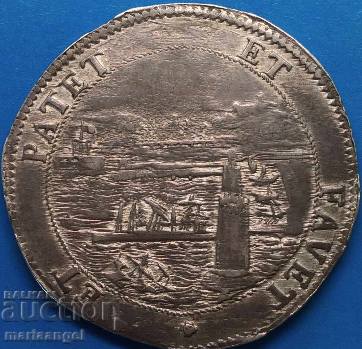 1 Талер 1692 III ди Медичи  Ливорно Италия 27г сребро с цена 1194.00 лв. | € 610.48