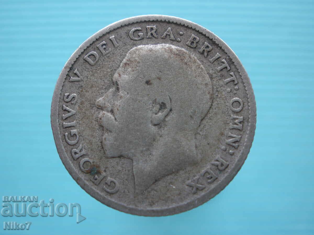 Monedă de argint de șase pence (1923) - Marea Britanie cu preț € 6.99 | 13.67 BGN