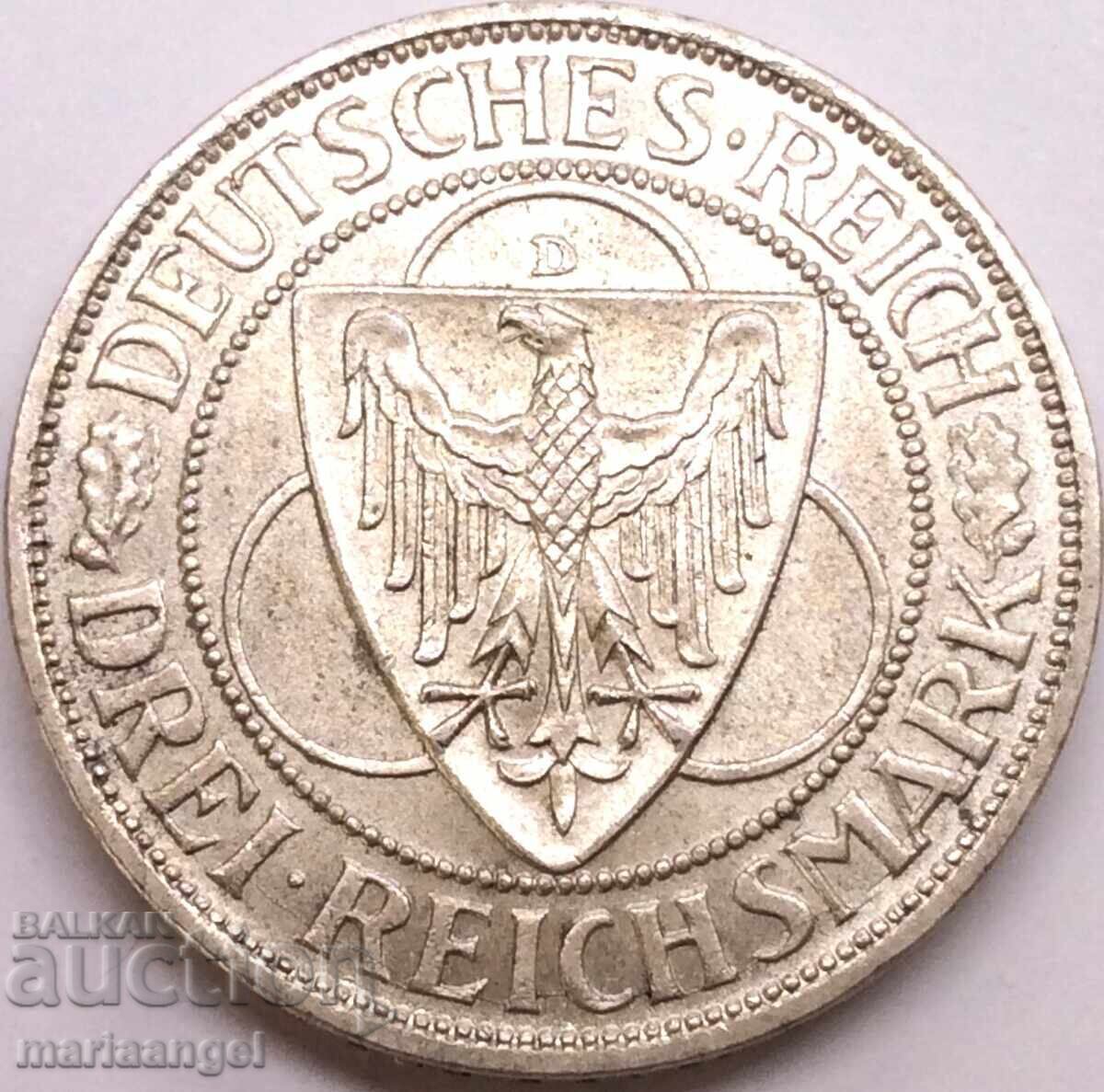 Παράδοση 3 γραμματόσημα 1930 Α - Βερολίνο Γερμανία 3 Ράιχ PATINA ασημί Παράδοση 3 γραμματόσημα 1930 Α - Βερολίνο Γερμανία 3 Ράιχ PATINA ασημί