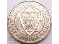 3 марки 1930 А - Берлин Германия 3 райх ПАТИНА сребро