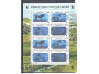 Mongolia - Przewalski's Horse - Small Sheet - Hologram