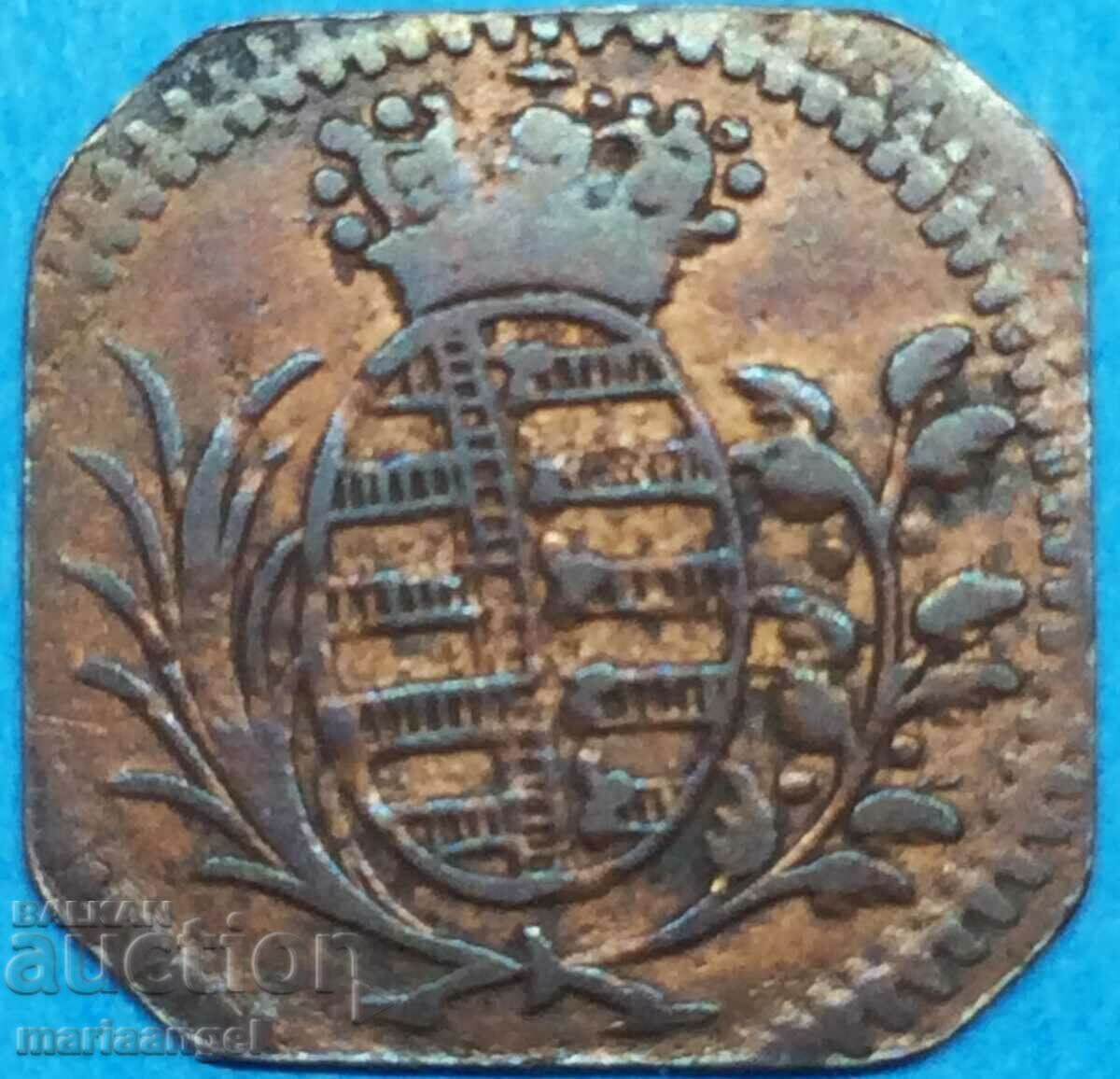 Δημοπρασία 1 Heller 1788 Γερμανία Saxe-Hildburghaus - σπάνιο