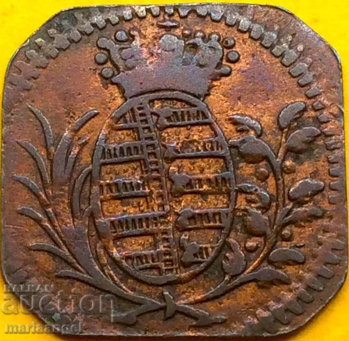 1 Heller 1788 Γερμανία Saxe-Hildburghaus - σπάνιο