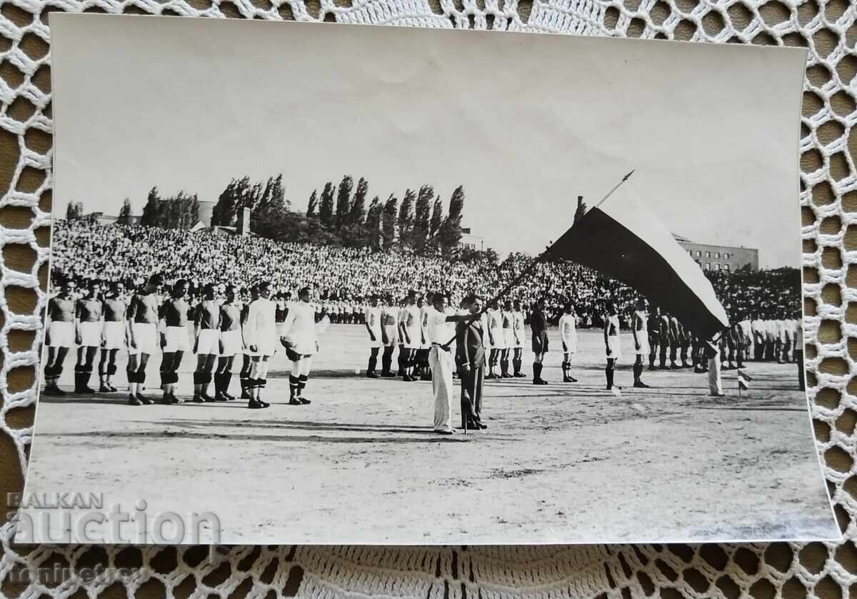 Φωτογραφία ποδοσφαίρου Βαλκανικού Κυπέλλου έναρξη 1935