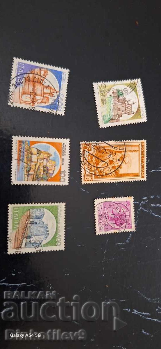 Συλλογή από παλιά γραμματόσημα