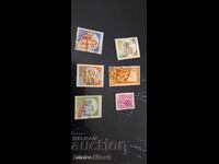 Συλλογή από παλιά γραμματόσημα