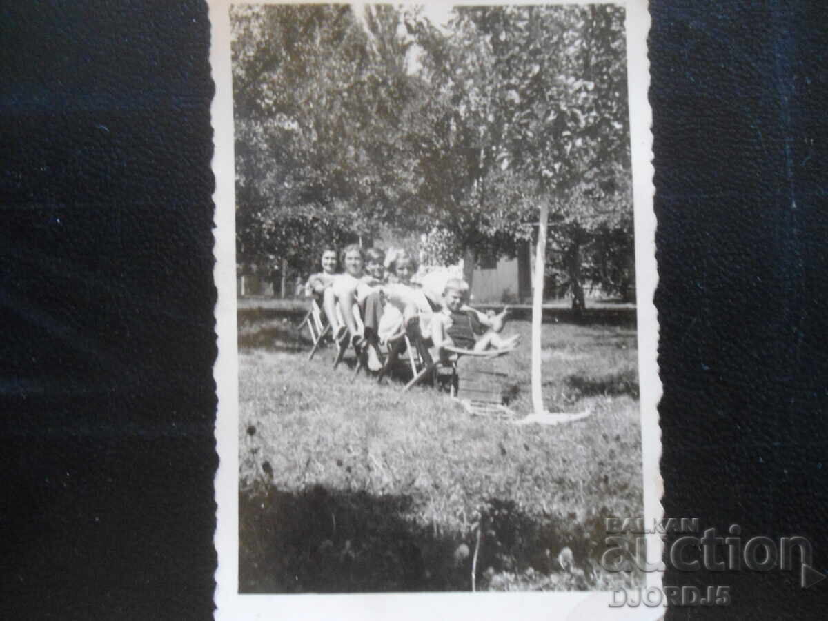 Old photo, With the train to Sofia, August 1944, village Lădzhene with price 3.00 BGN | € 1.53