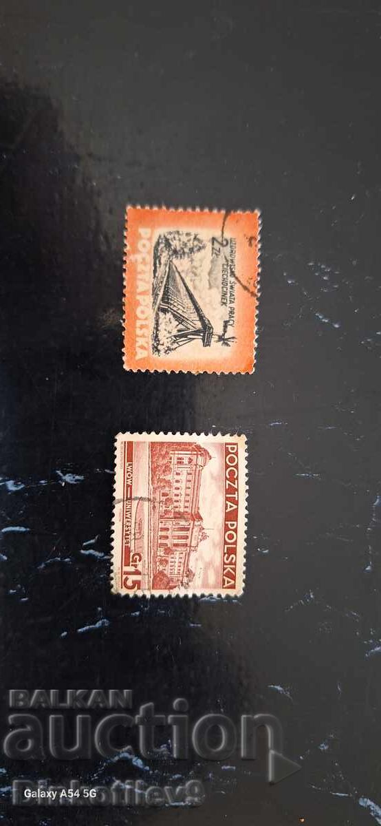 Συλλογή από παλιά γραμματόσημα