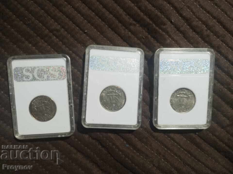 Lot: 3 buc. 25 cenți 1990 D-1994 D-1998 D -MS 70 - 5