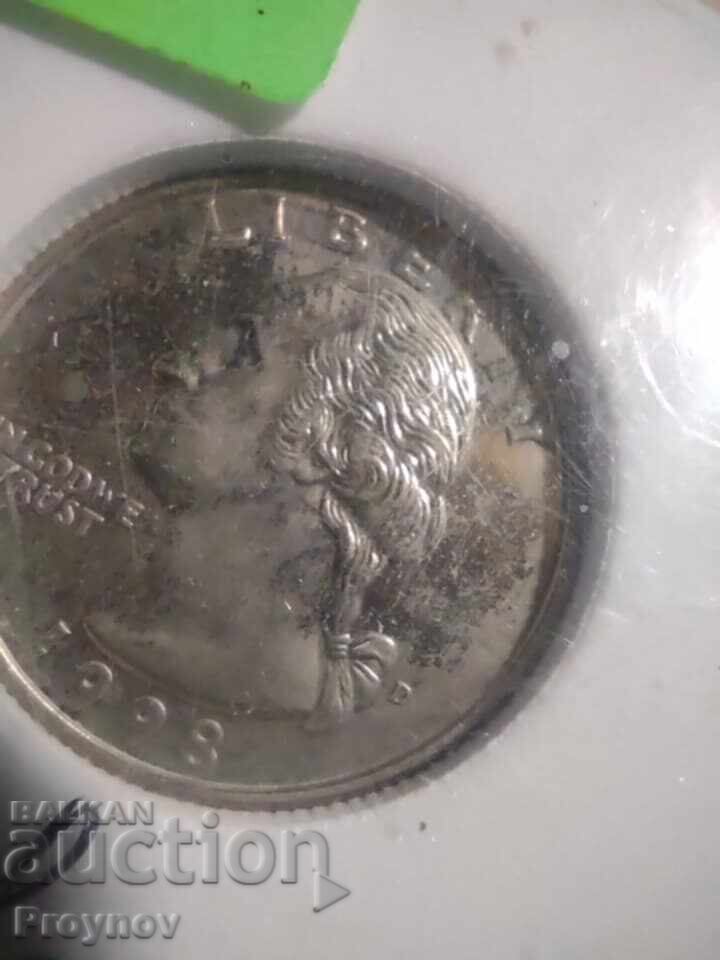 Lot: 3 buc. 25 cenți 1990 D-1994 D-1998 D -MS 70 - 6