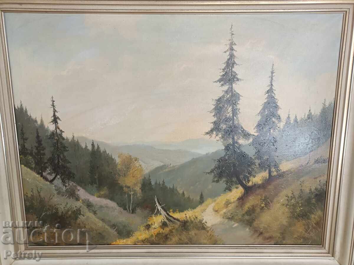Old oil painting with price 250.00 BGN | € 127.82