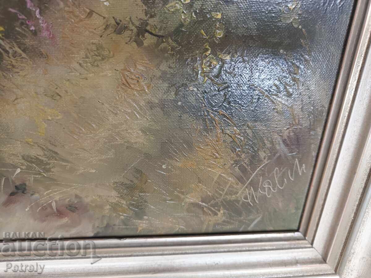 Old oil painting - 5