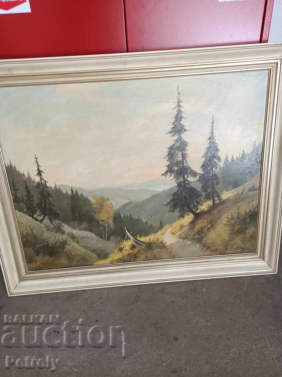 Old oil painting - 6