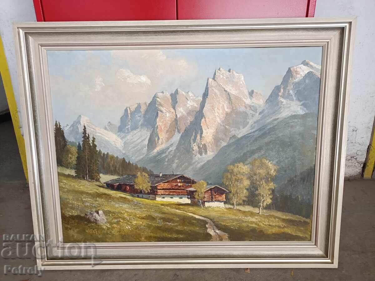 Old oil painting Old oil painting