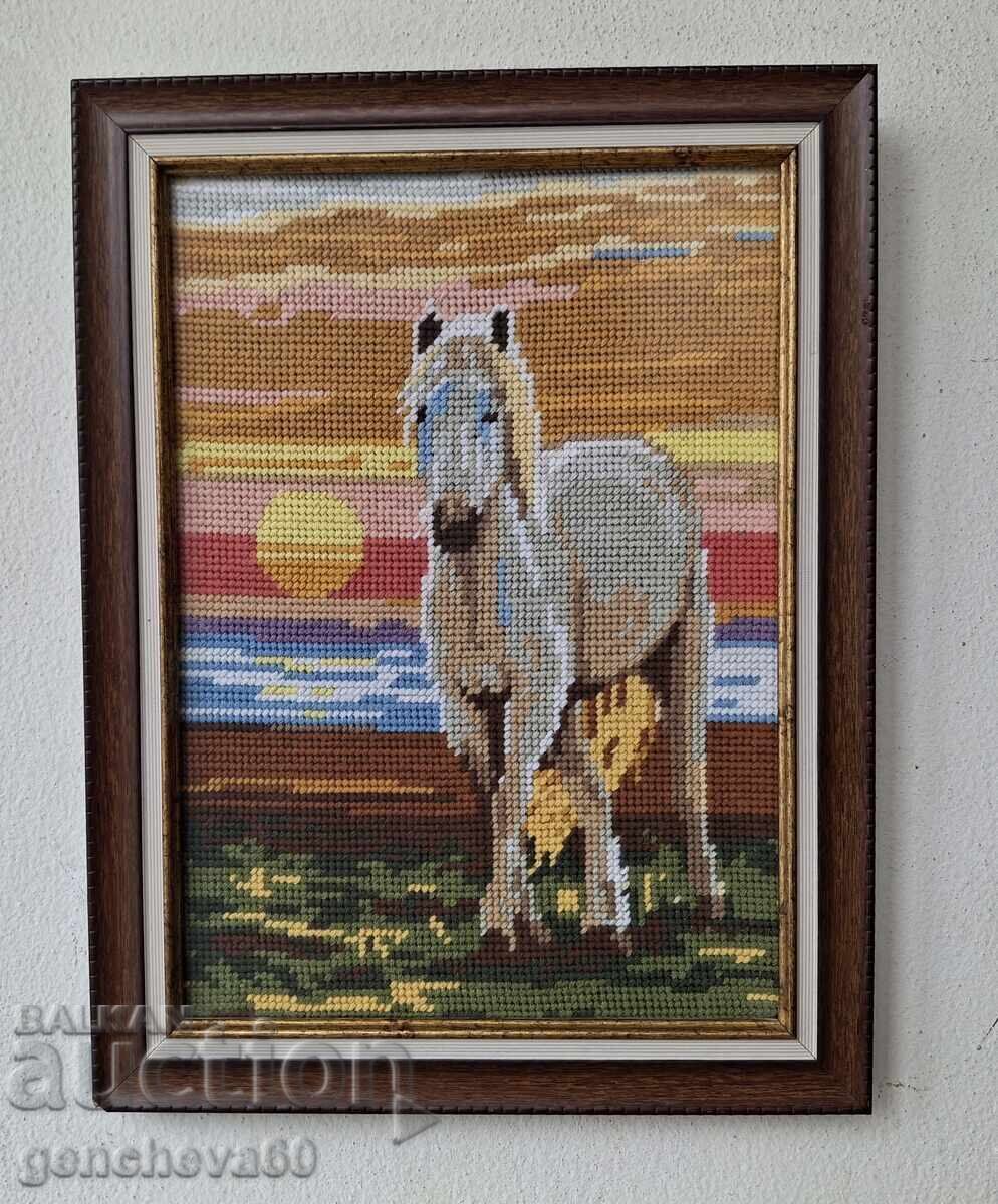 Δημοπρασία Όμορφο χειροποίητο κεντημένο κάδρο