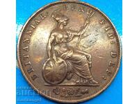 UK 1/2 Penny 1834 King William IV Rare