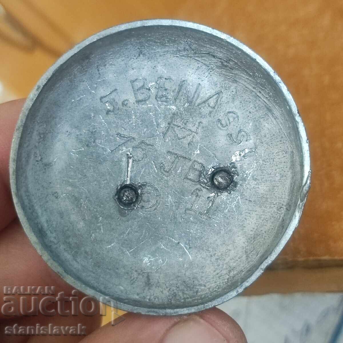 Παλαιό ειδώλιο μολυβένιου στρατιώτη - σήμανση με τιμή 30.00 BGN | € 15.34